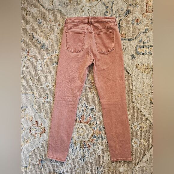 Pistola buttonfly sz 29 with 27" inseam.  Color is like a mauvish rust color - Picture 3 of 5